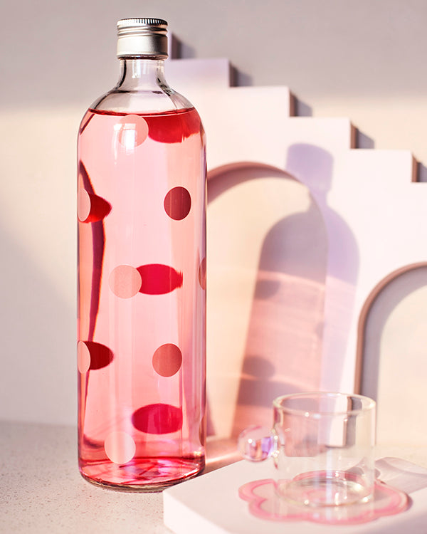 KIT- PINK (GARRAFA+ XÍCARA+ PORTA-COPOS)