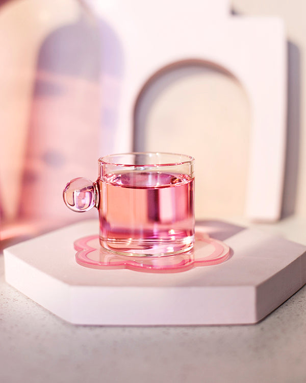 KIT- PINK (GARRAFA+ XÍCARA+ PORTA-COPOS)