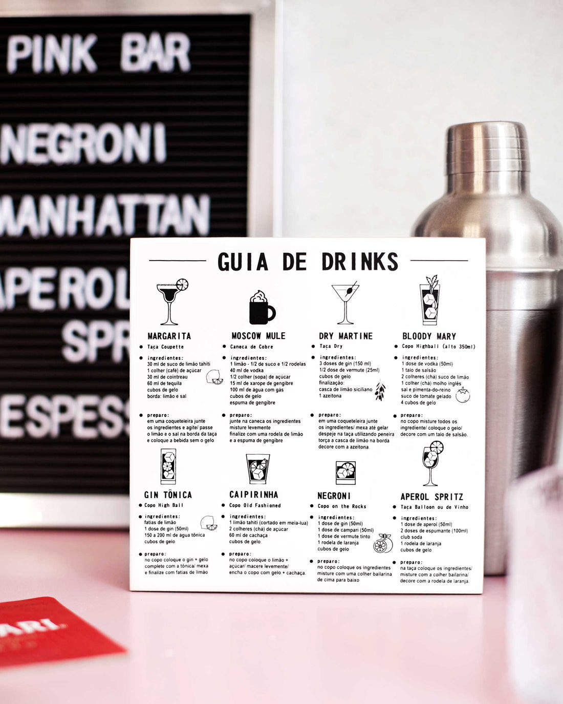 AZULEJO- GUIA DE DRINKS