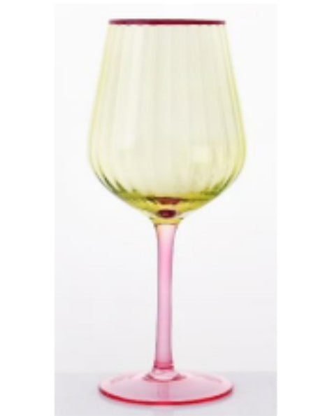 TACA FITTONIA WINE C/ BASE PINK- 500 ML