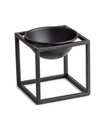 TRIO DE VASOS- PRETO EM METAL