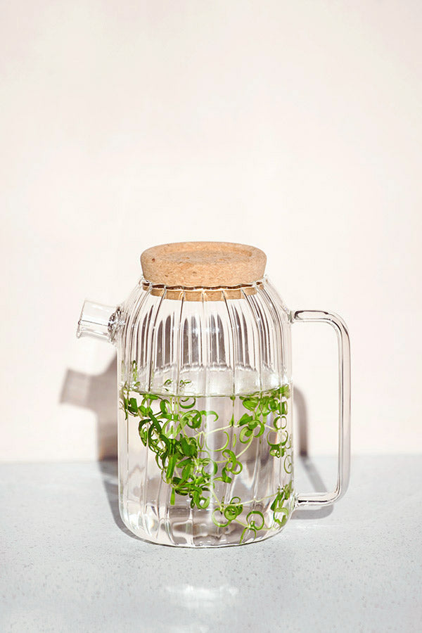 JARRA DE VIDRO CANELADA COSI- 1L