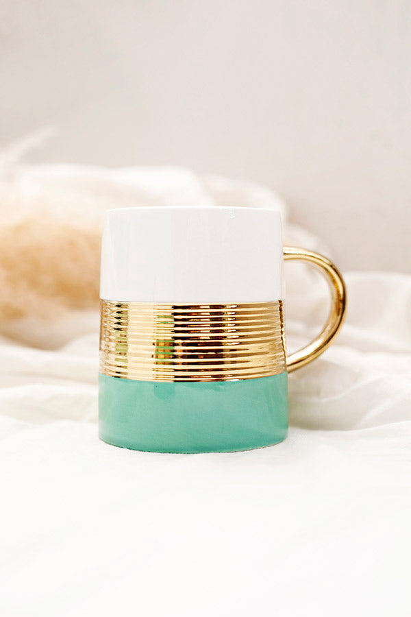 CANECA PORCELANA - AL GOLD