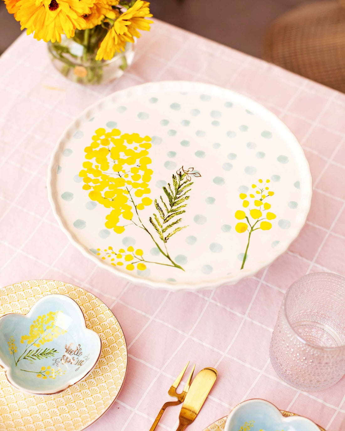 BOLEIRA CERÂMICA HELLO SPRING