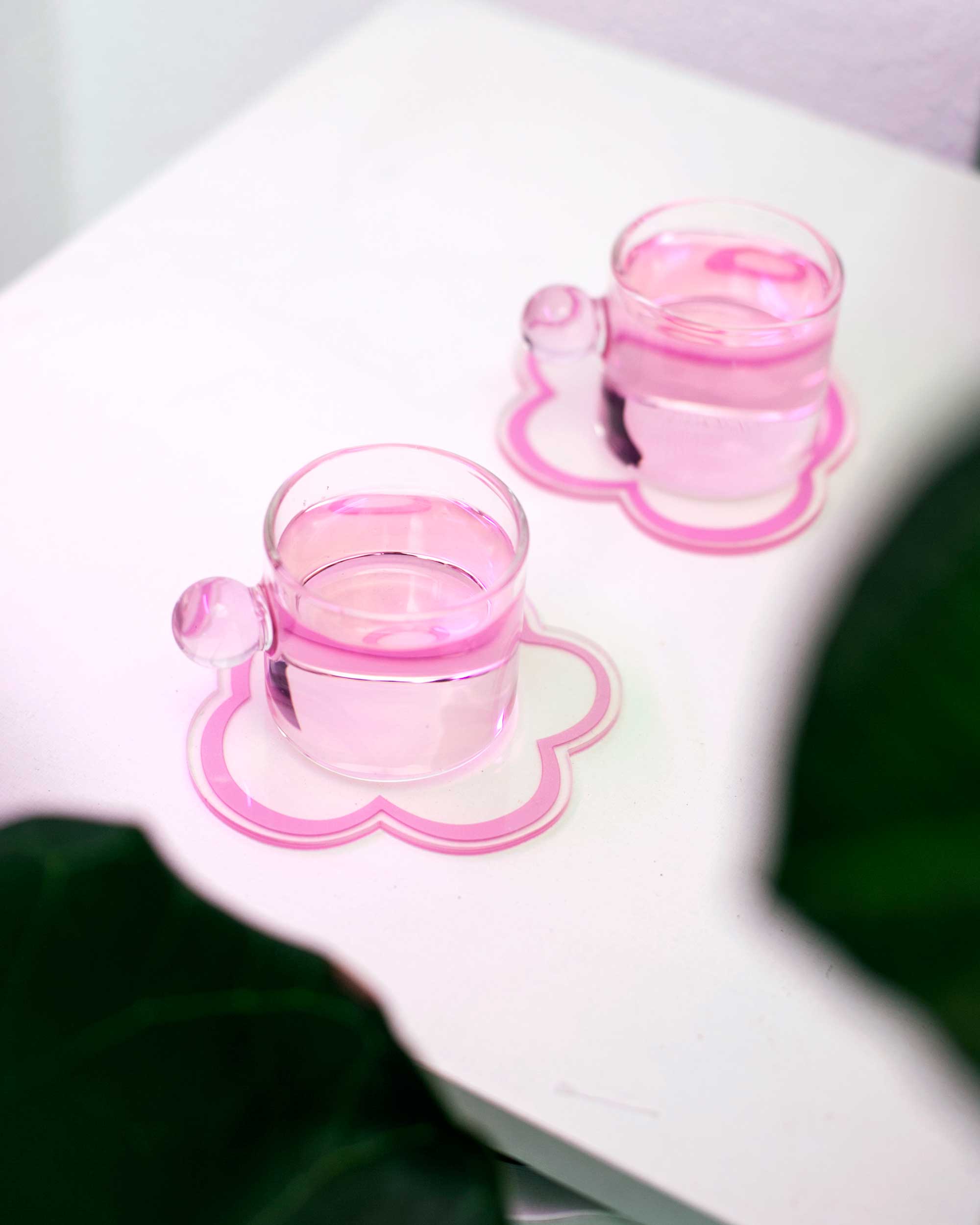 KIT- SAKURA PINK (2 PORTA-COPOS+ 2 XÍCARAS)