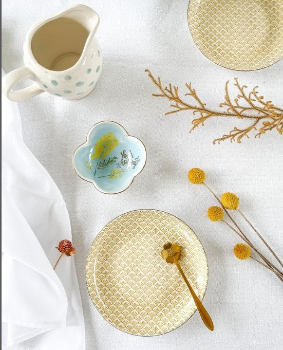 PRATO SOBREMESA PORCELANA-HELLO SPRING