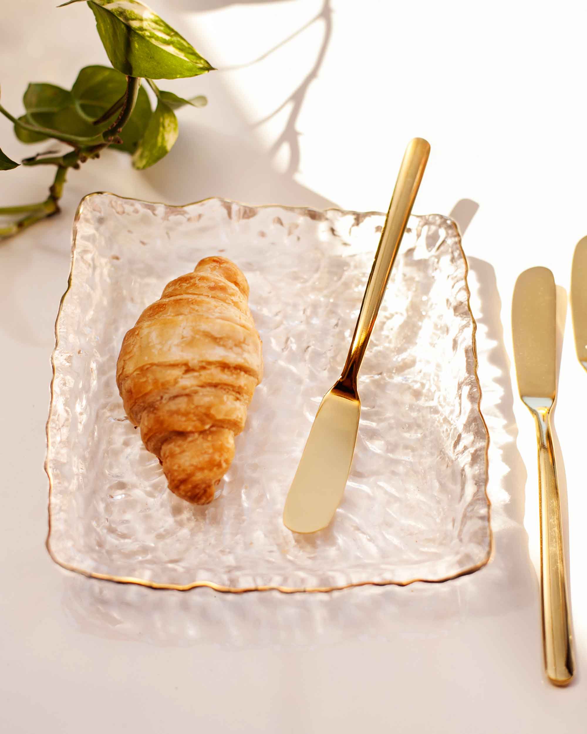 JG.4 ESPÁTULAS PARA MANTEIGA - DOURADO