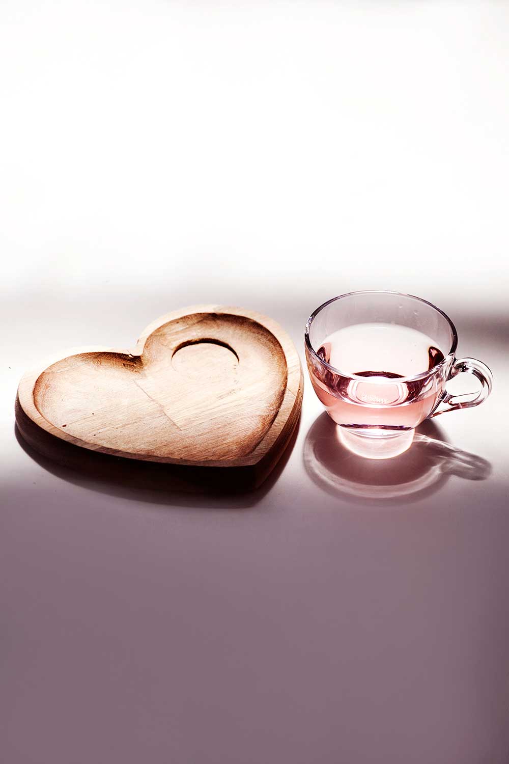 CJ XÍCARA CHÁ C/ PRATO -CORAÇÃO LIPTUS- 190ML