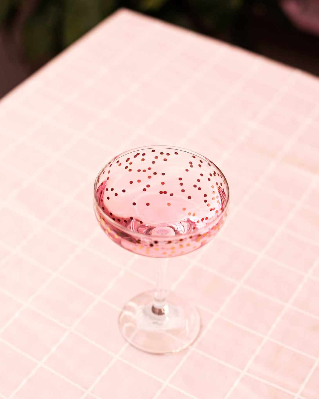 TAÇA BOLHINHAS OURO- 220ml