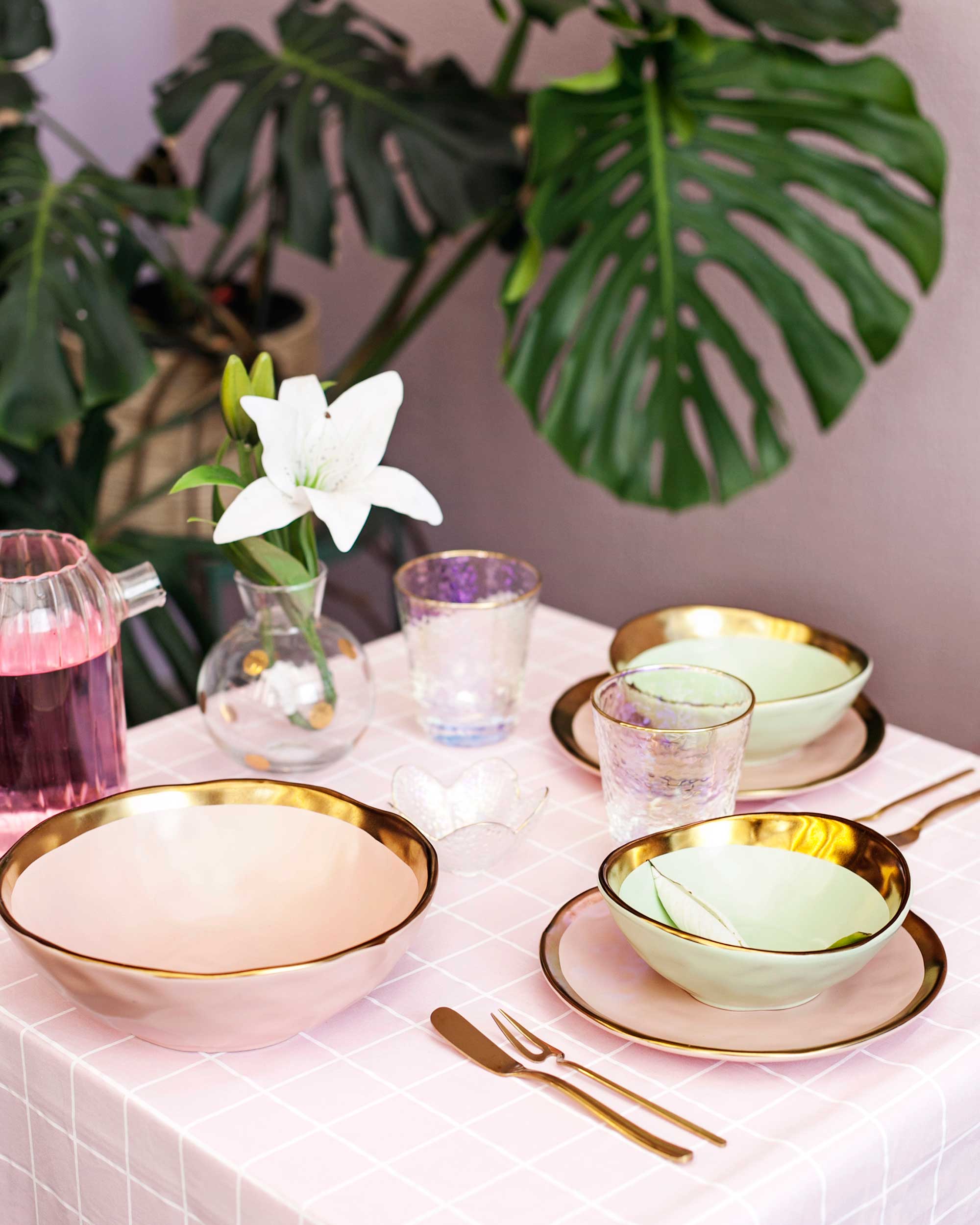 BOWL PASTEL COLOR G- SOFT PINK
