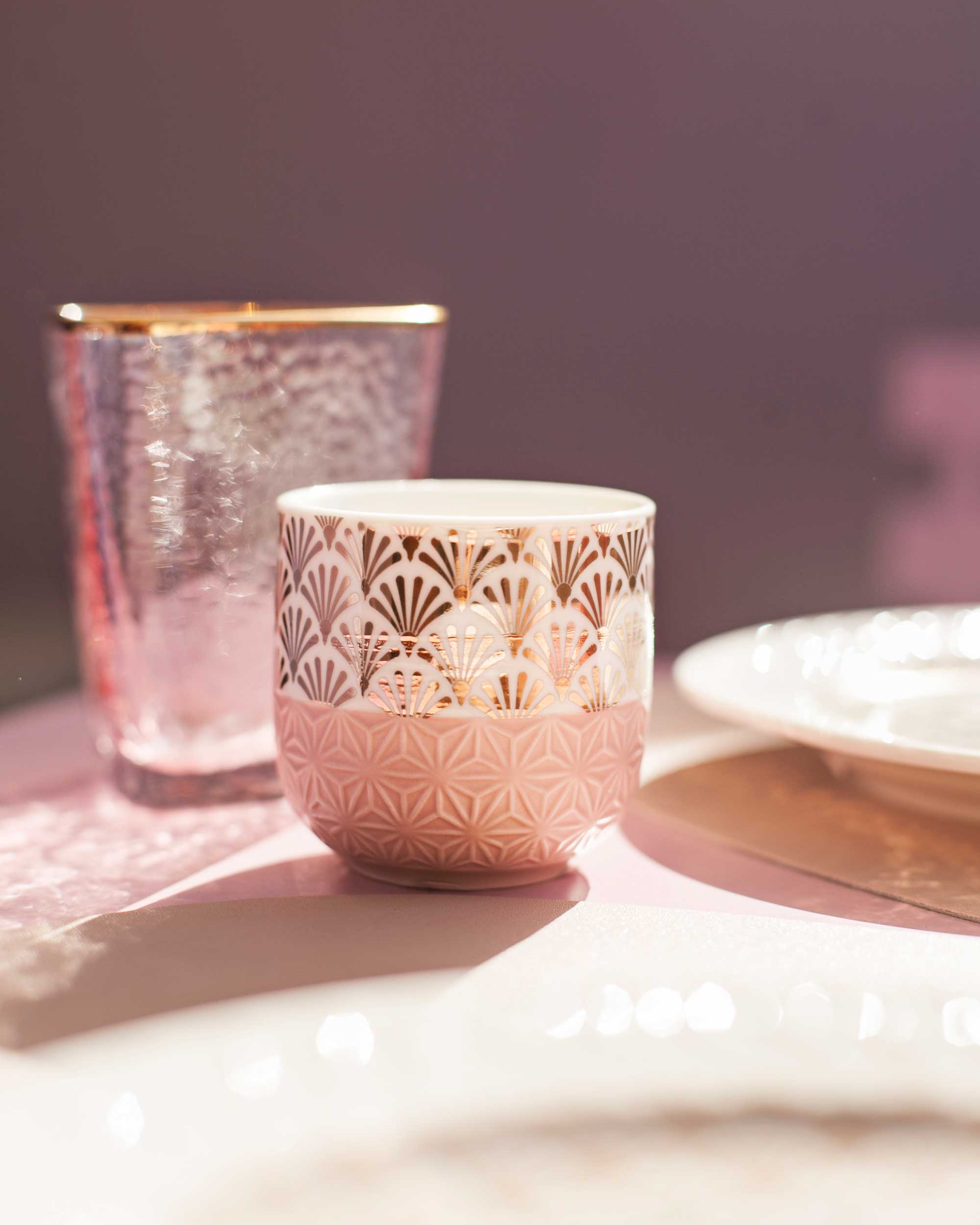 KIT- FANCY GOLD ( COPO+ PRATO)