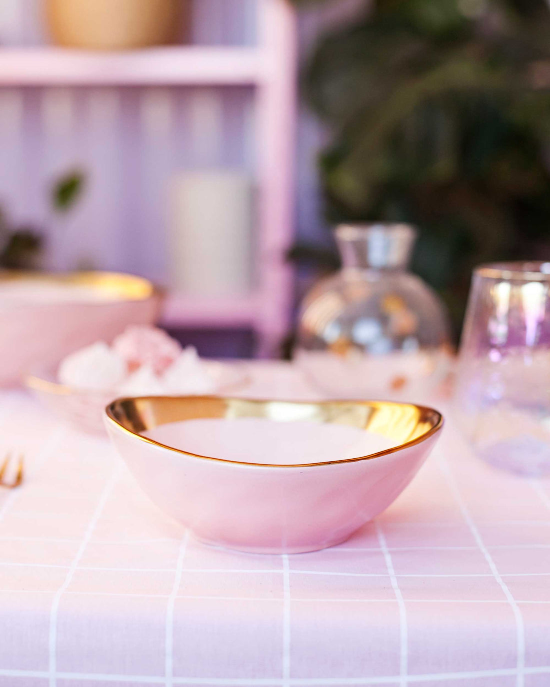 BOWL PASTEL COLOR M- SOFT PINK