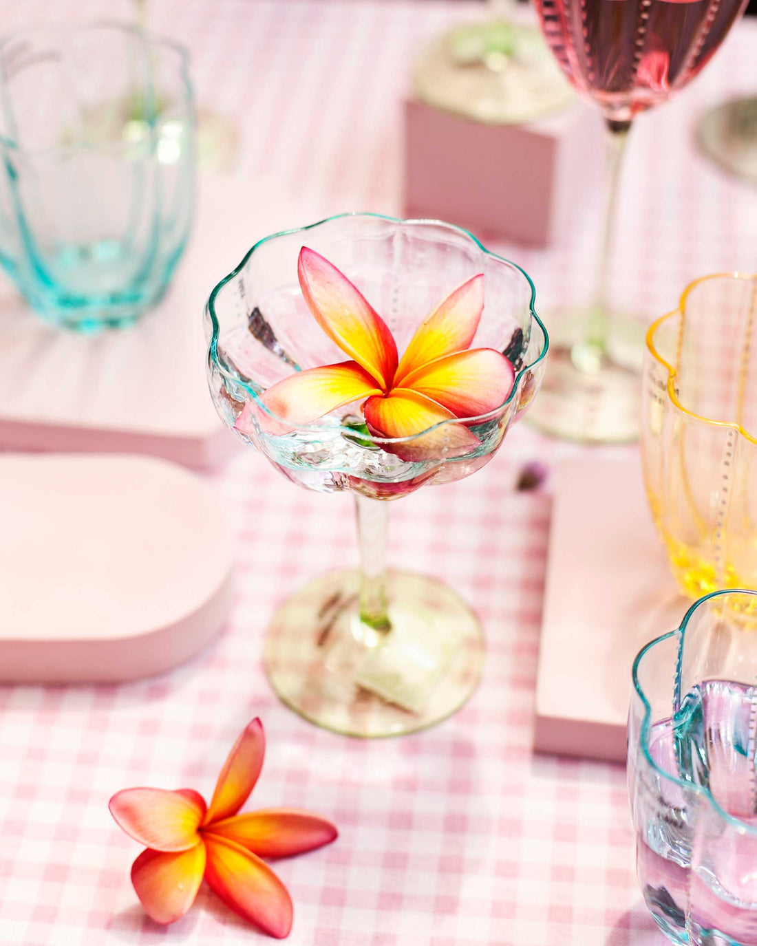 TAÇA LOTUS - AZUL - 200 ML