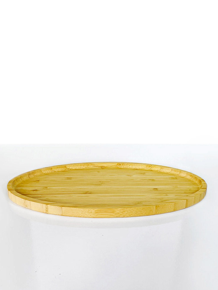 BANDEJA OVAL EM BAMBU