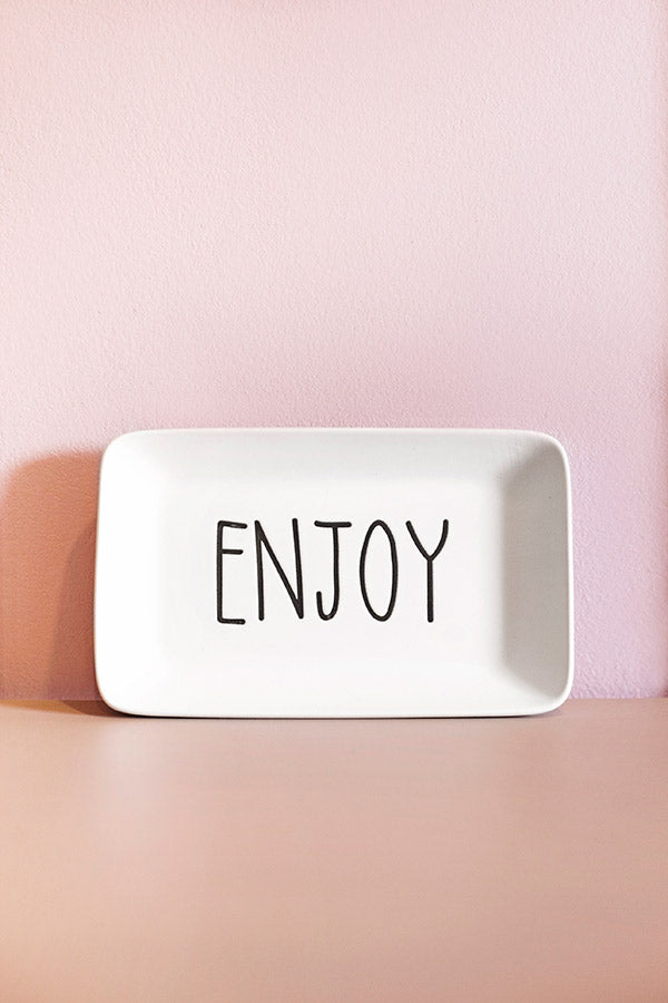 BANDEJINHA RET- HAPPY ENJOY