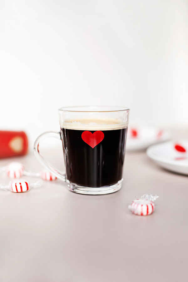 CANECA AMERICANA- CORAÇÃO VERMELHO