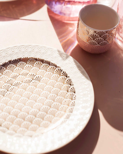 KIT- FANCY GOLD ( COPO+ PRATO)
