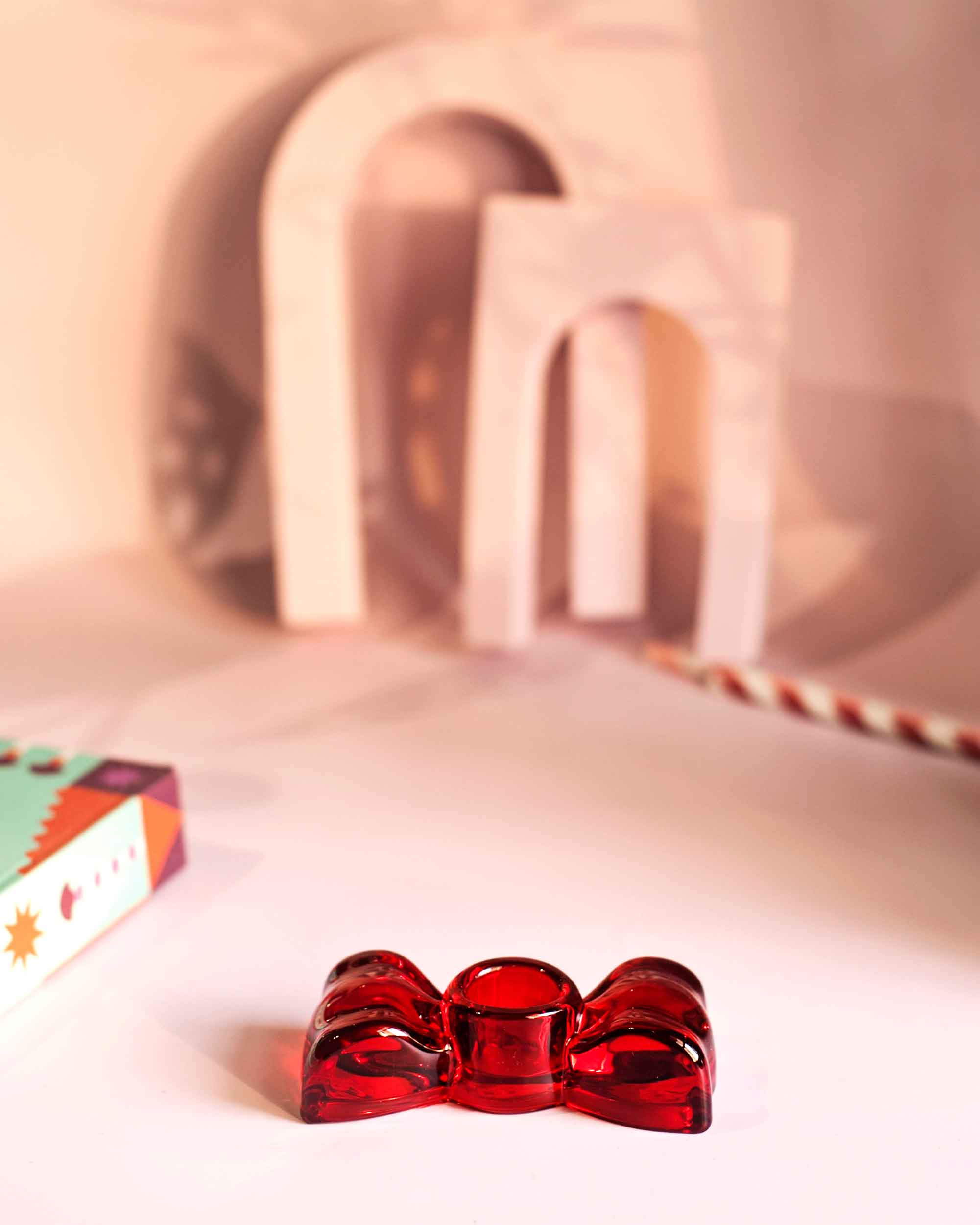 PORTA-VELA VIDRO CANDY