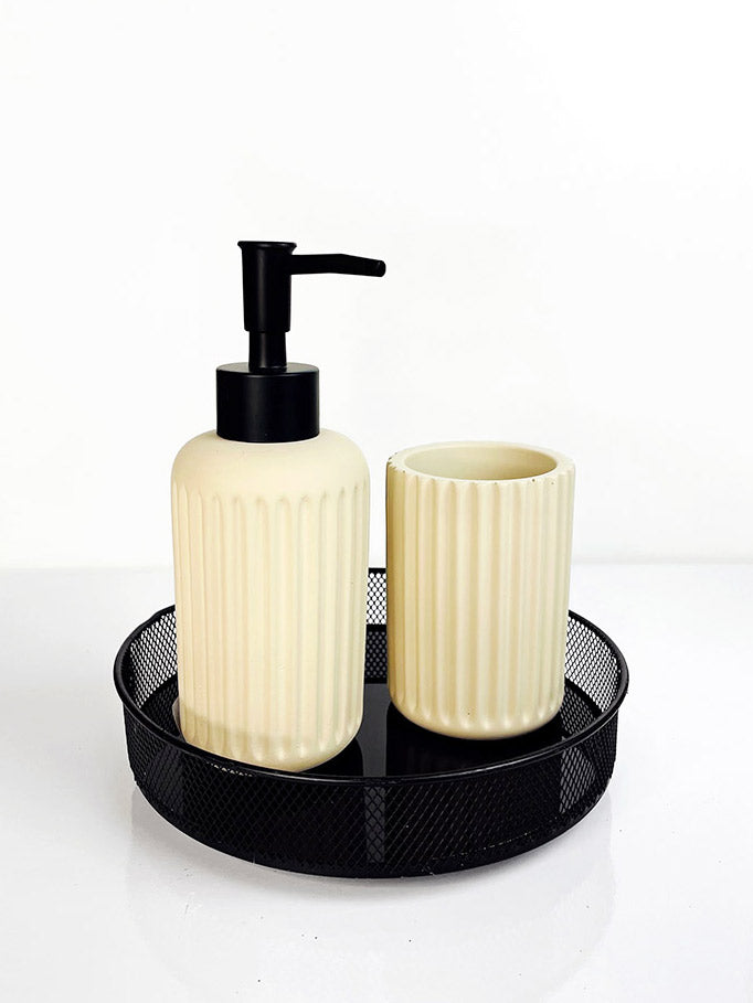 KIT BANHEIRO NUDE CANELADO
