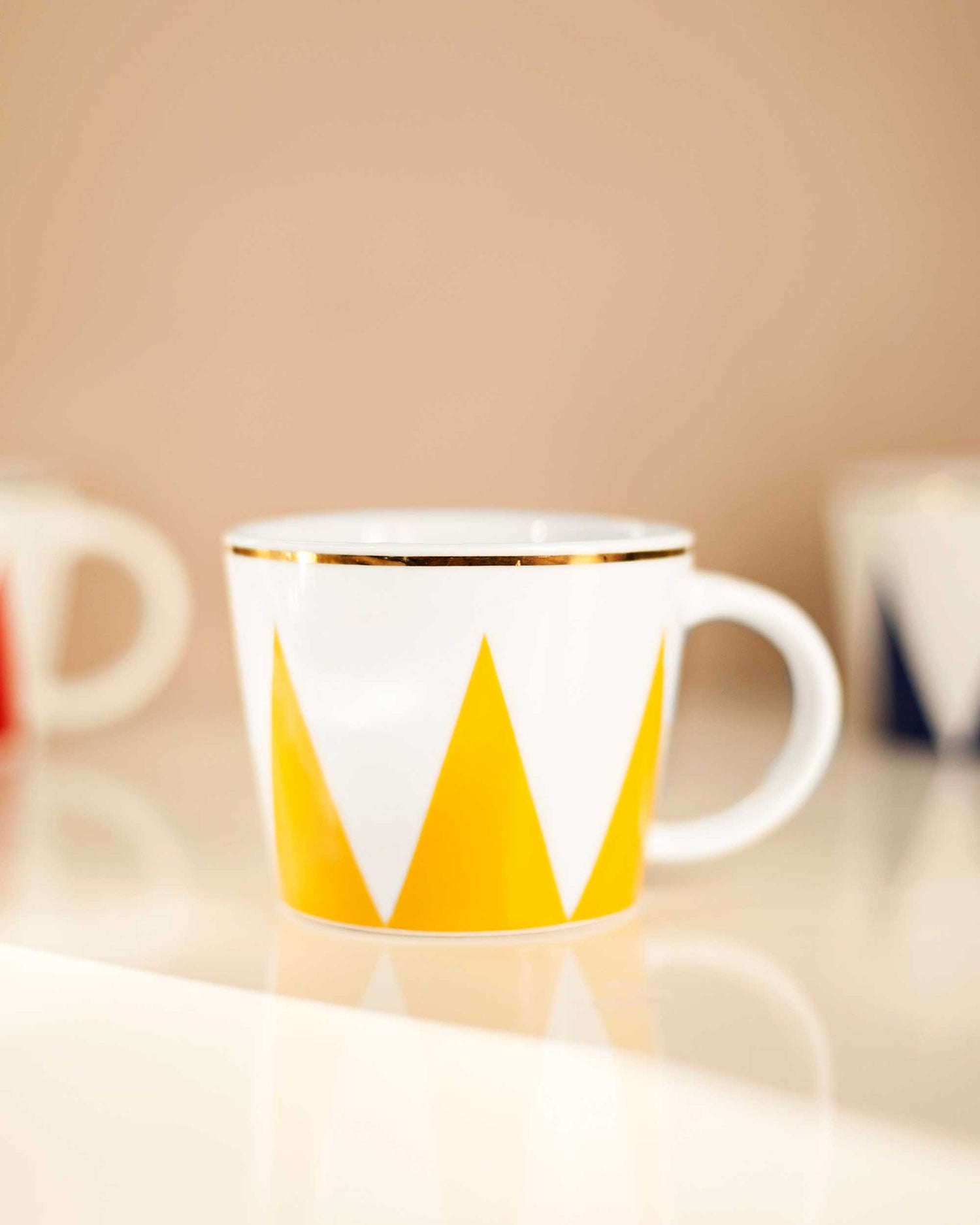 CANECA PORCELANA MAXXI - LOLLIPOP AMARELO