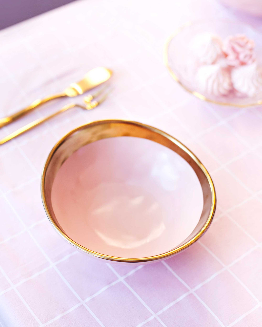 BOWL PASTEL COLOR M- SOFT PINK