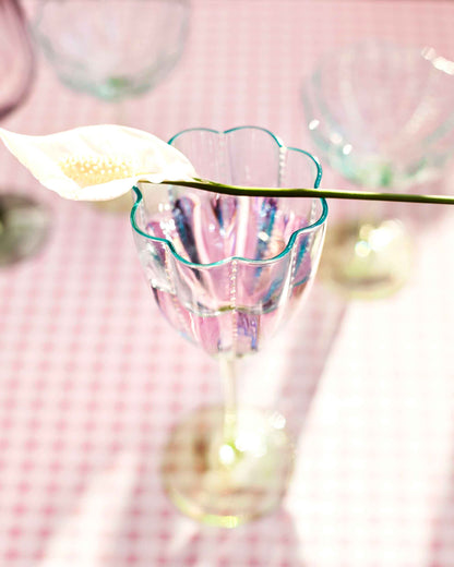 TAÇA WINE LOTUS- AZUL- 300ML