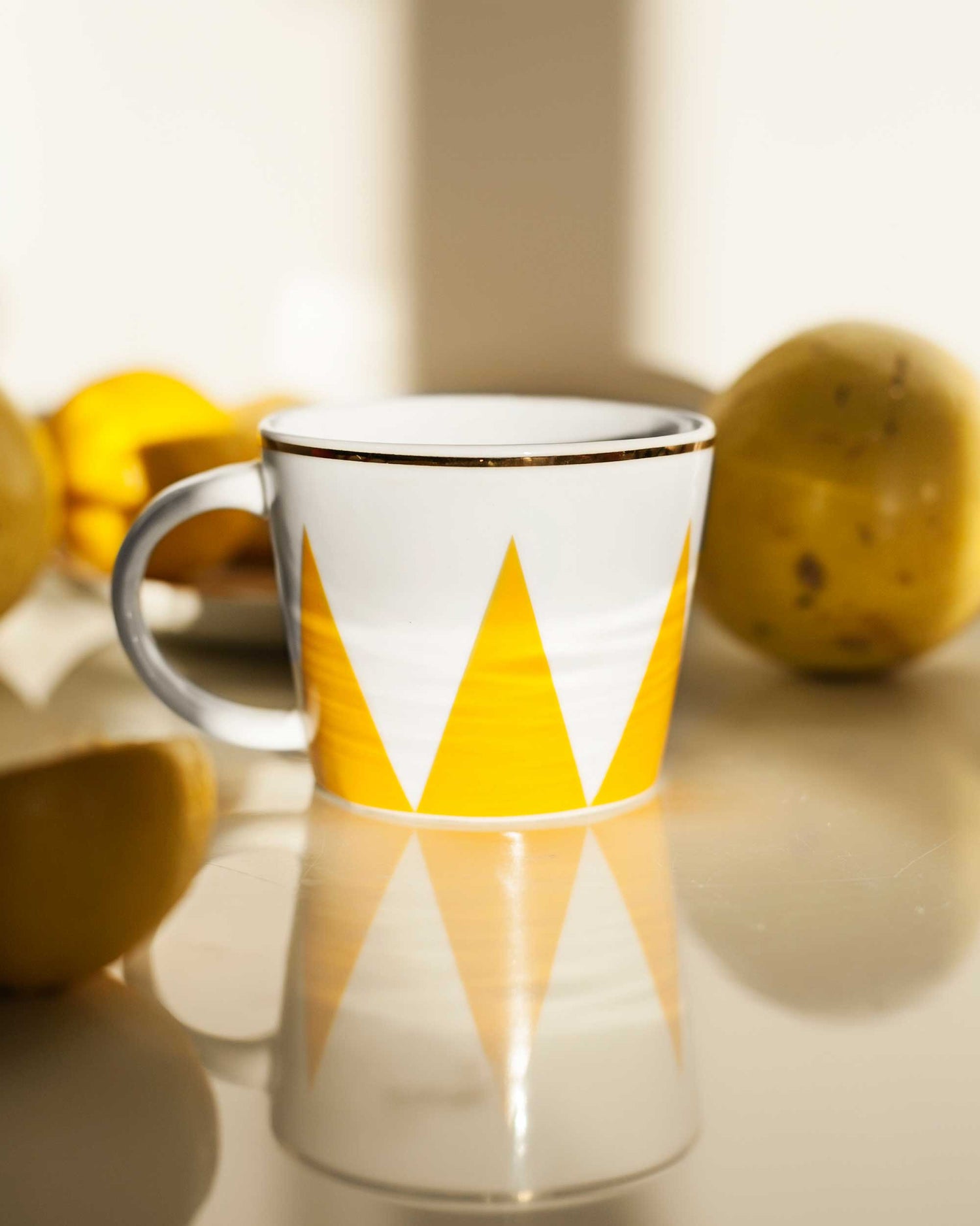 CANECA PORCELANA MAXXI - LOLLIPOP AMARELO