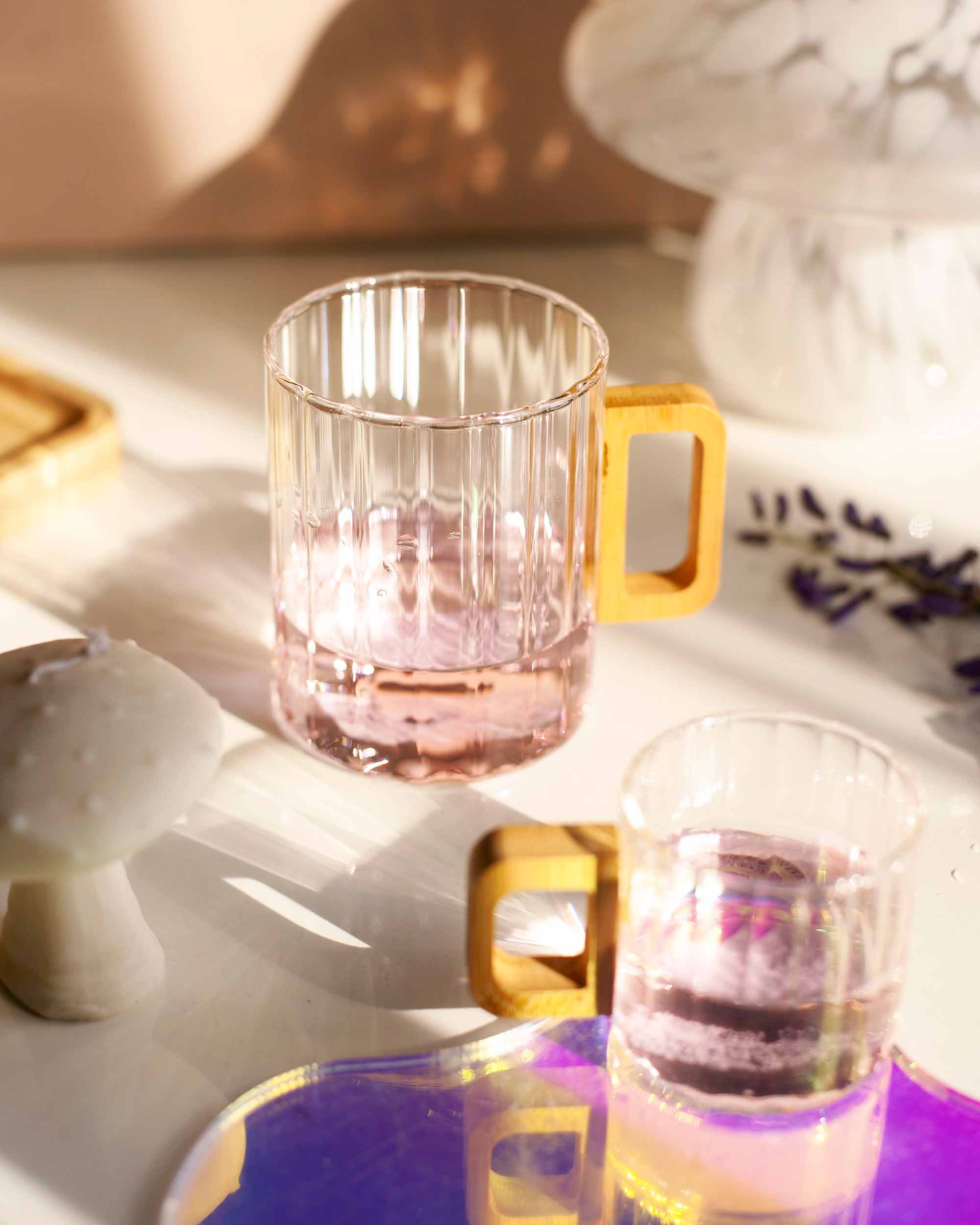 CANECA TRANSPARENTE BAMBU- 450ML