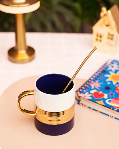 CANECA PORCELANA -TURQUOISE BLU