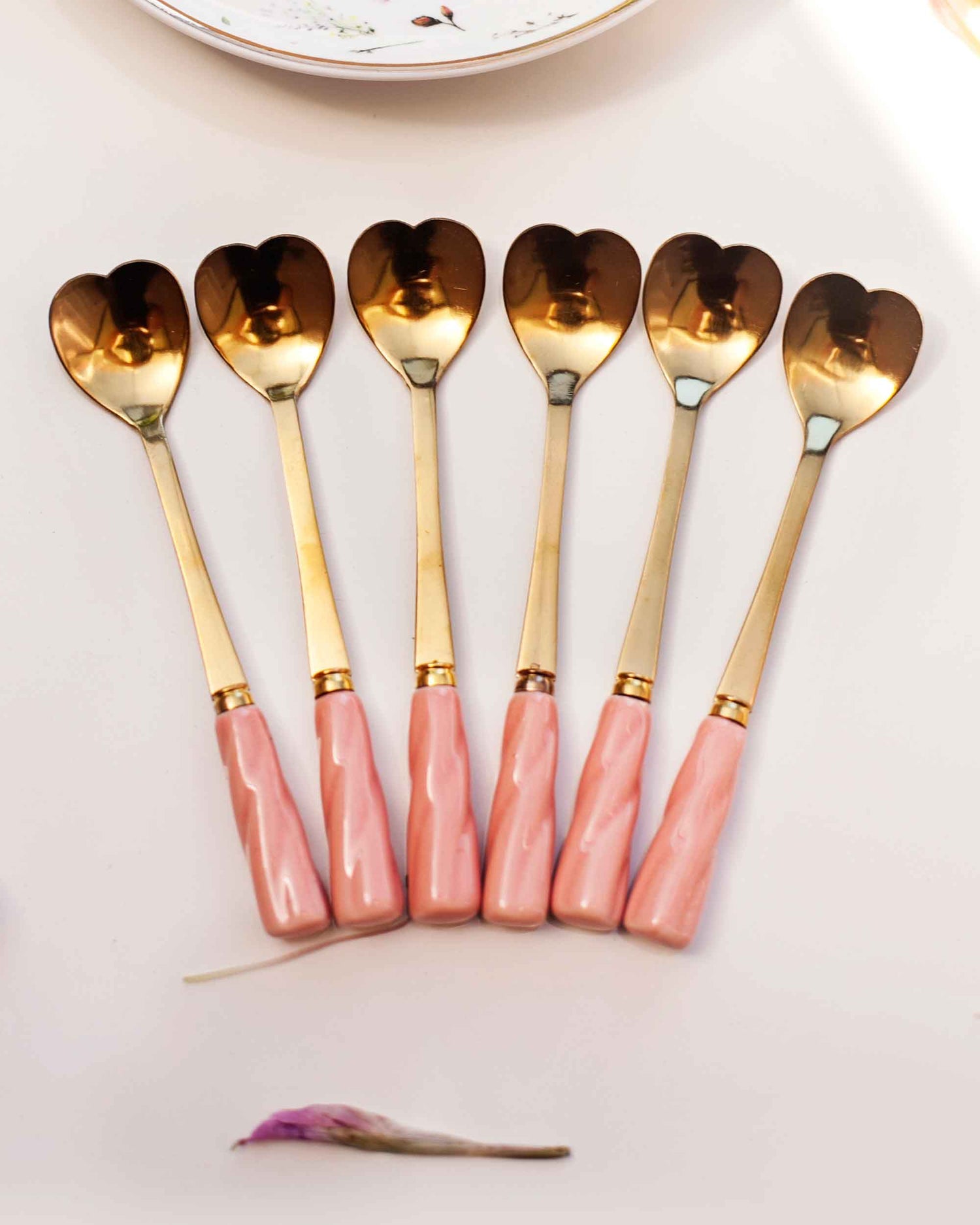 JG 6 COLHERES SOBREMESA- HEART RO