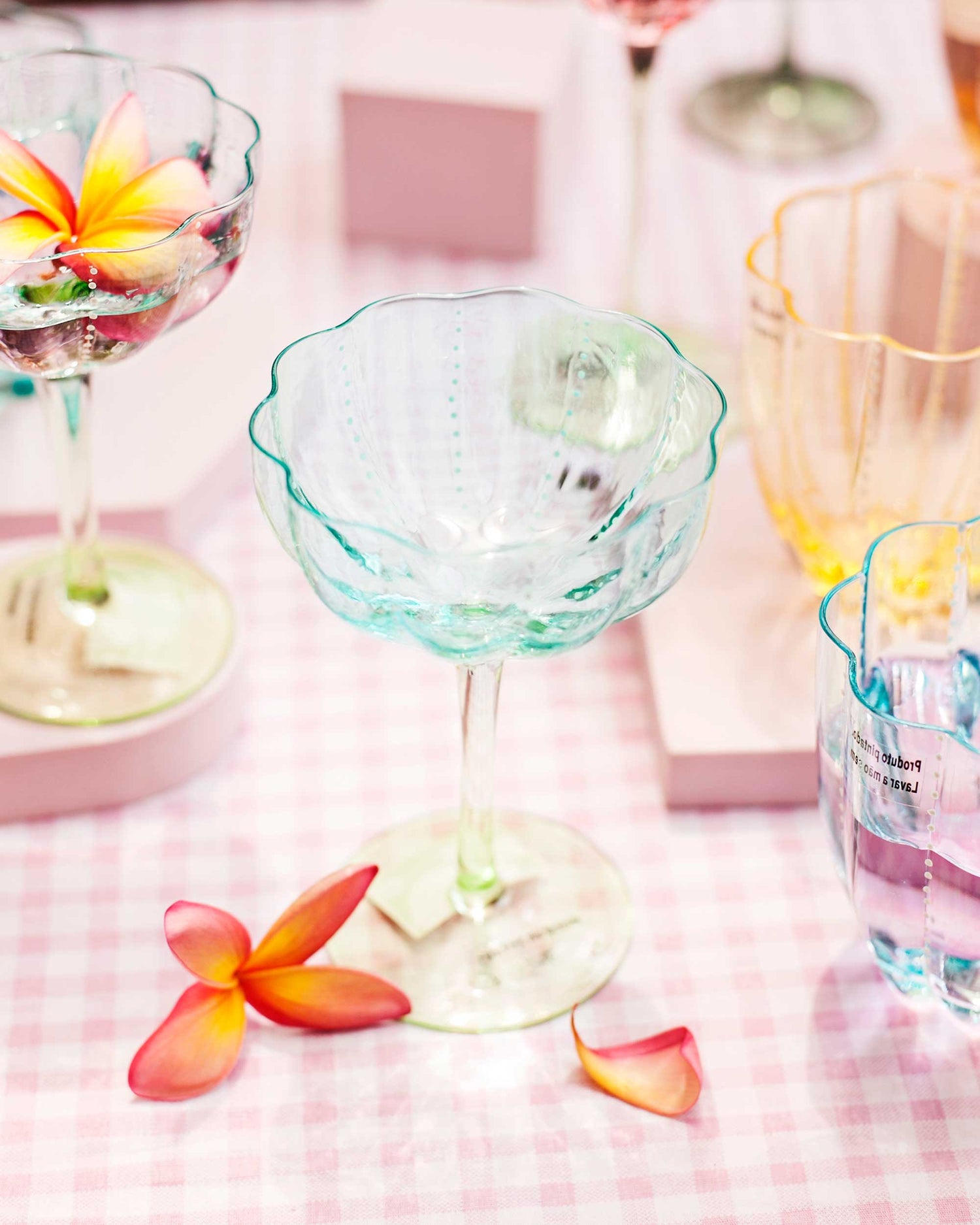 TAÇA LOTUS - AZUL - 200 ML