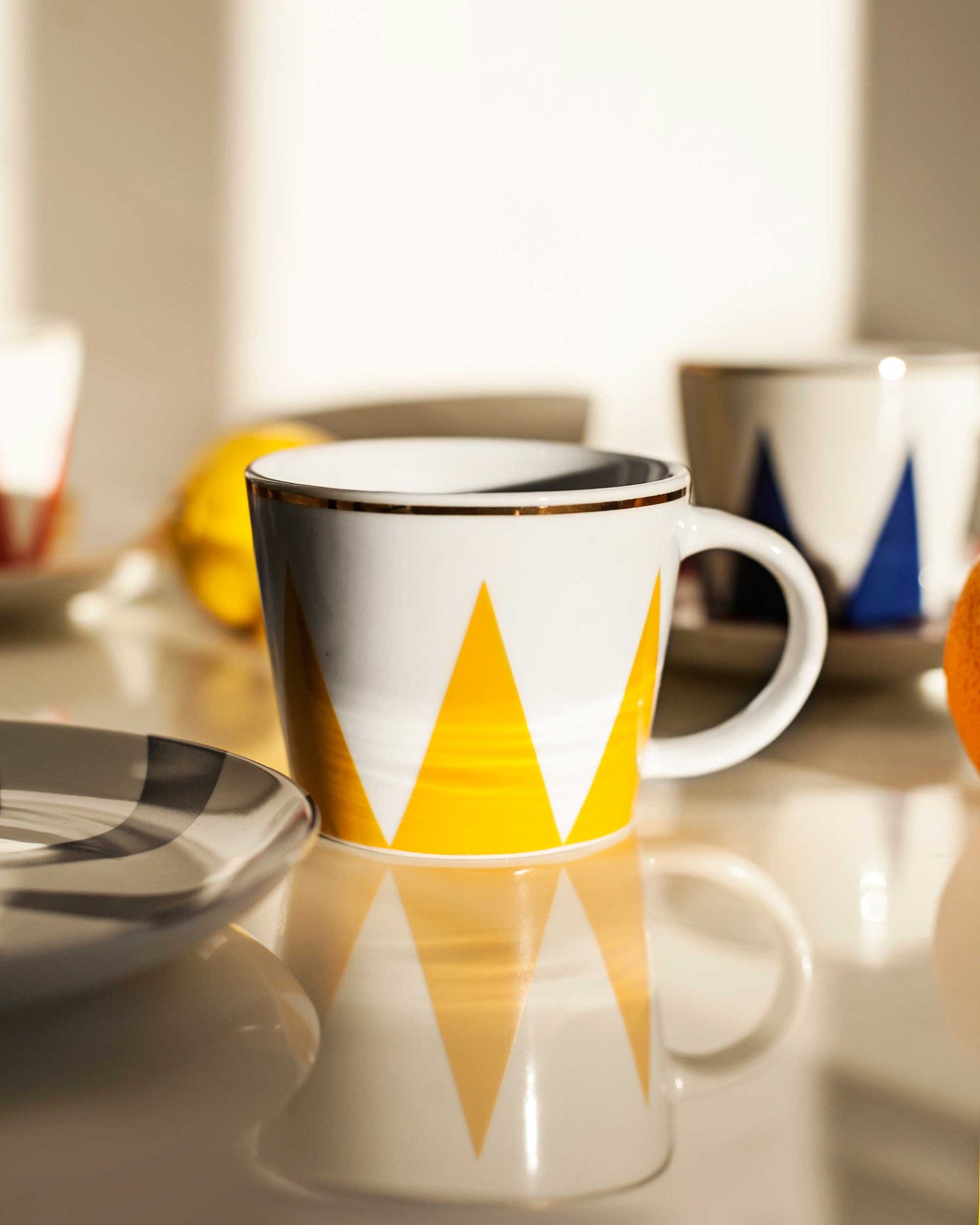 CANECA PORCELANA MAXXI - LOLLIPOP AMARELO