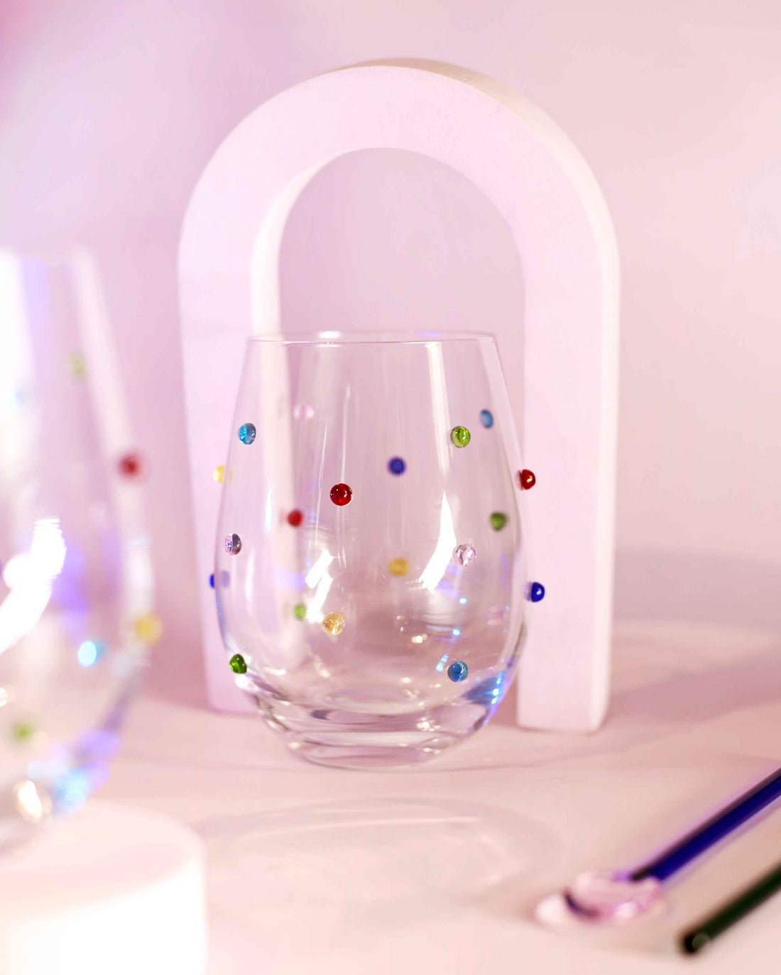 COPO EM VIDRO CONFETTI - 520ML