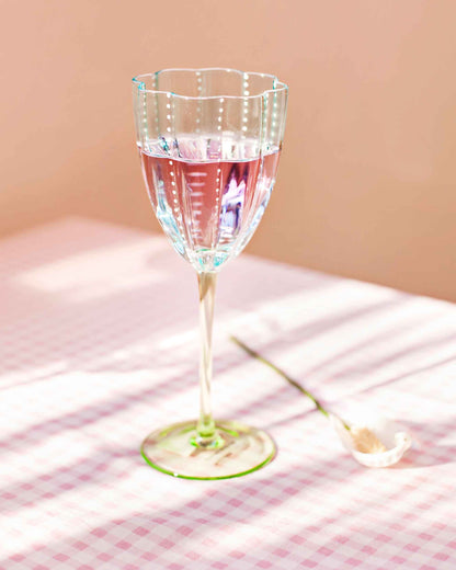 TAÇA WINE LOTUS- AZUL- 300ML