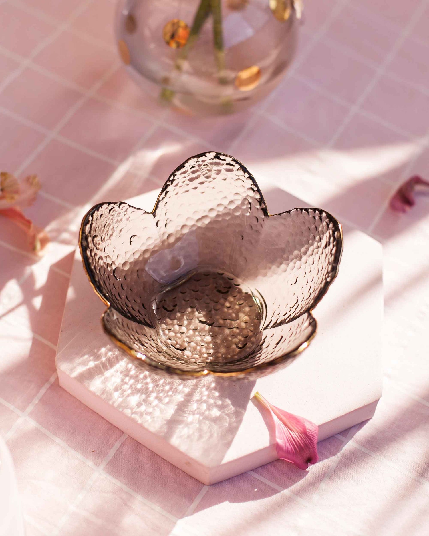 PETISQUEIRA FLOR- CINZA- M