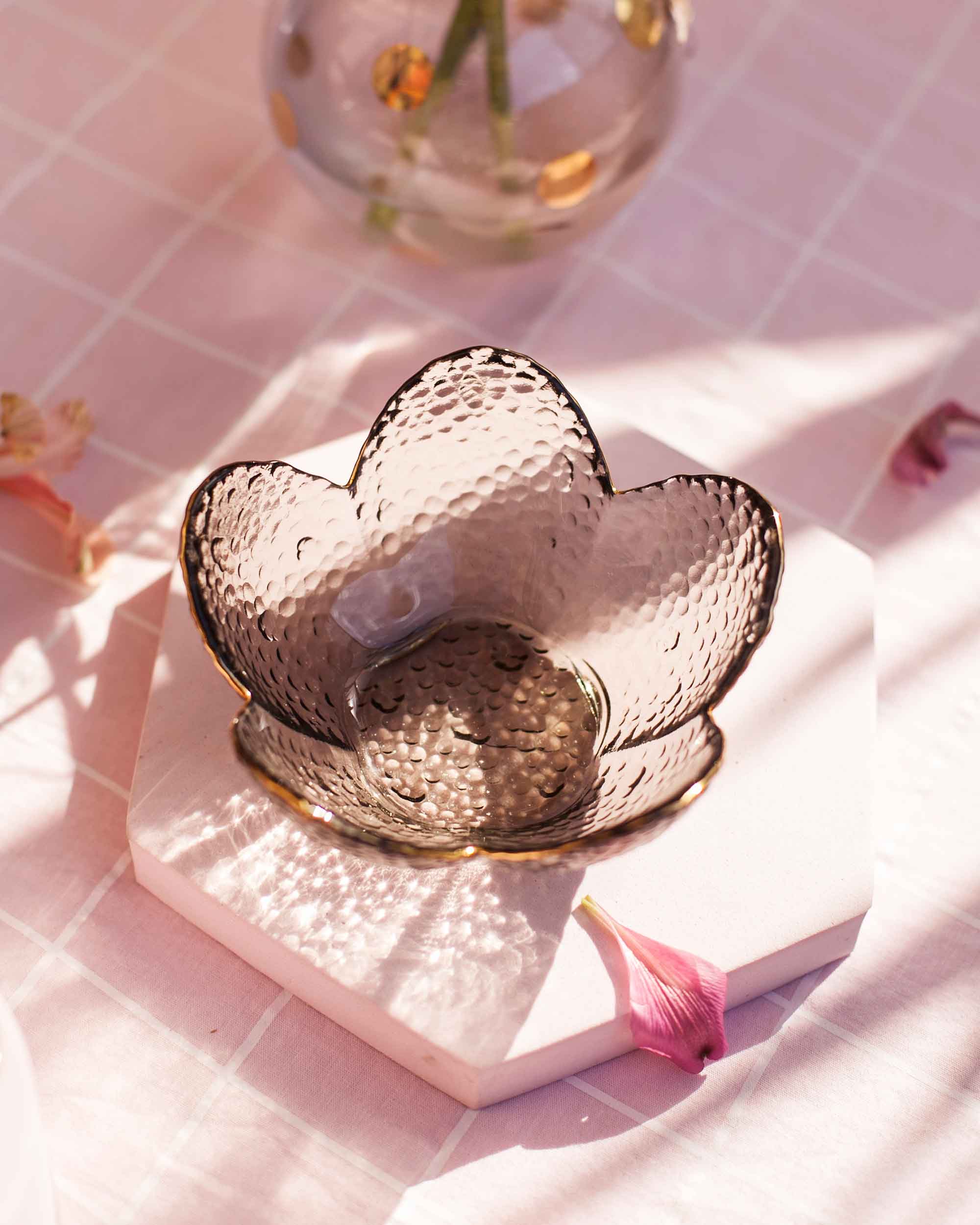 PETISQUEIRA FLOR- CINZA- M