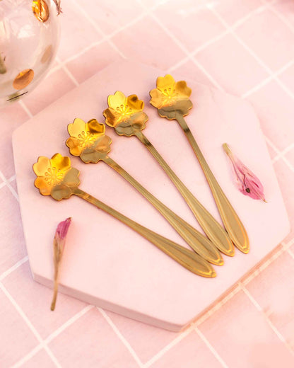 JG COLHER PARA SOBREMESA- FLOWER