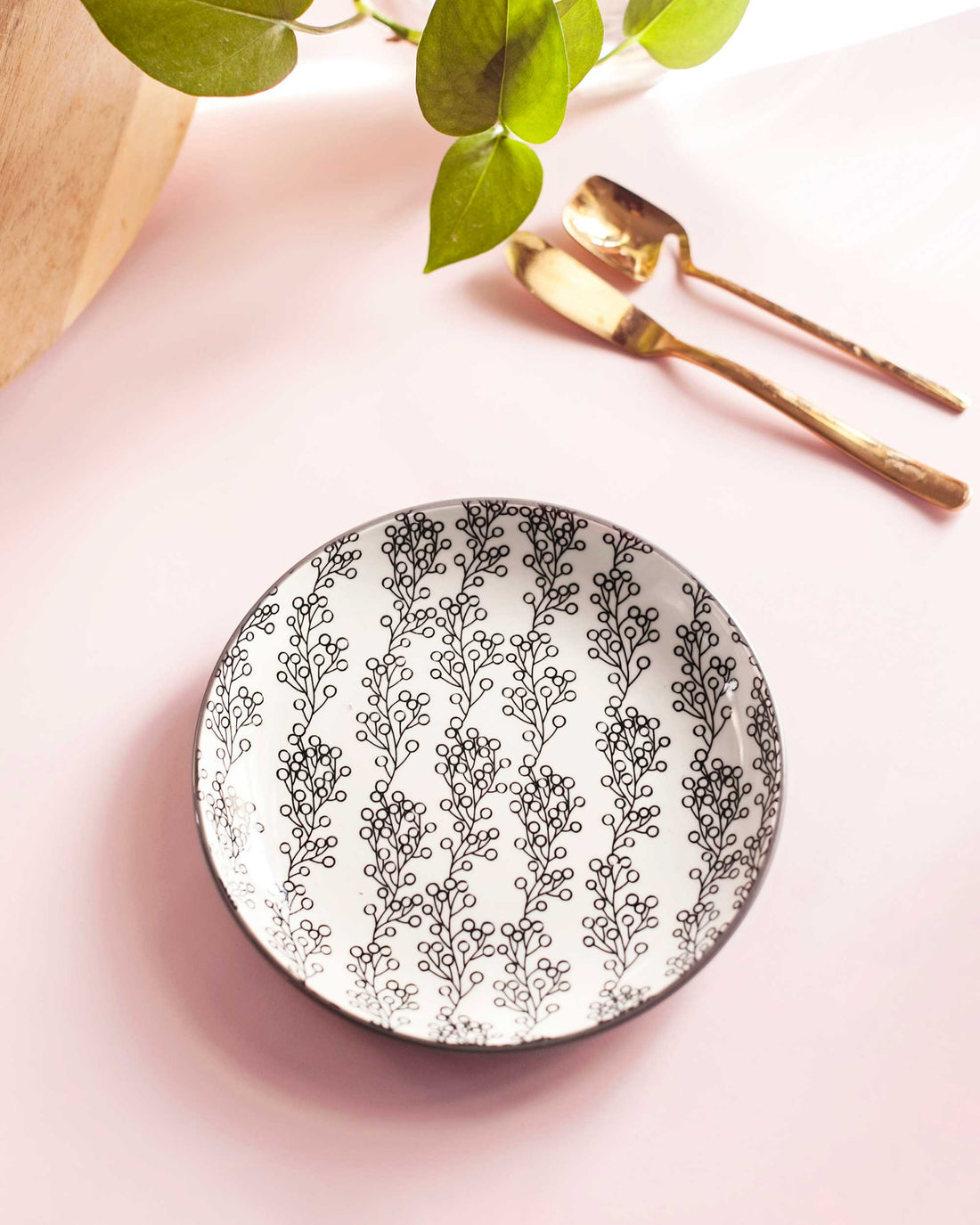 PRATO SOBREMESA EM PORCELANA- FARO