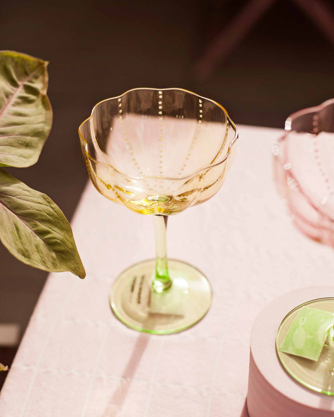 TAÇA LOTUS- AMARELO