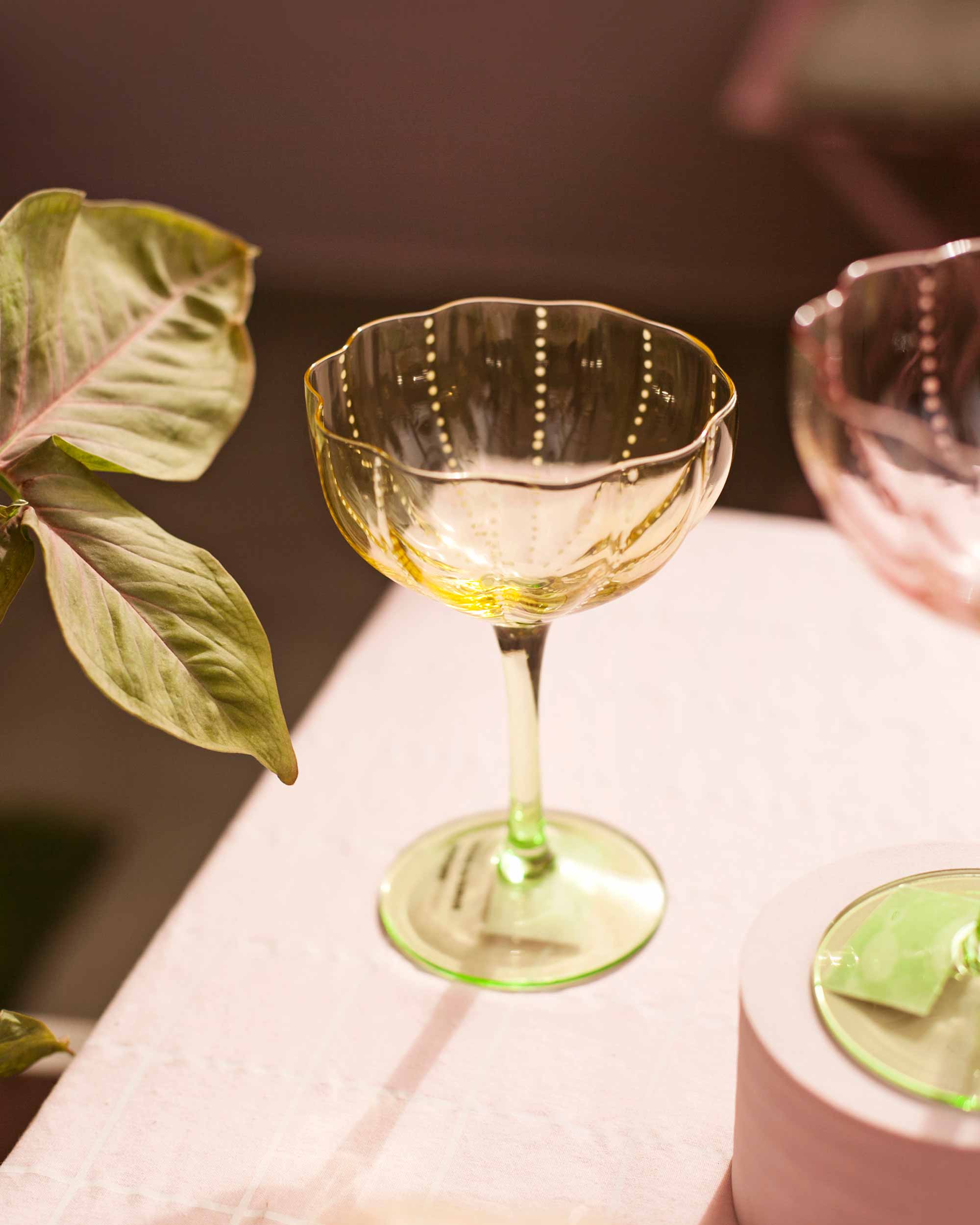 TAÇA LOTUS- AMARELO