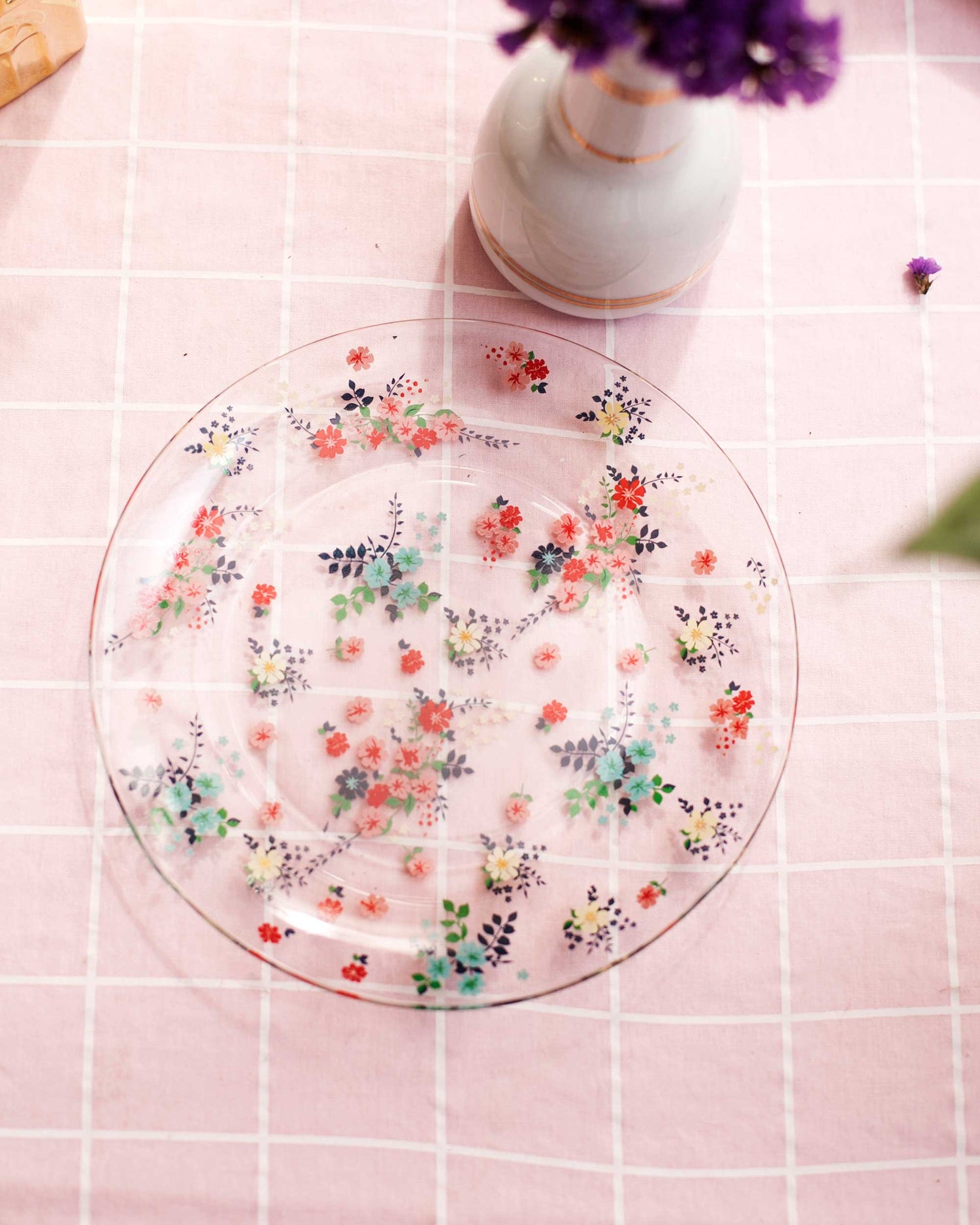 PRATO SOBREMESA- FLOWER POWER