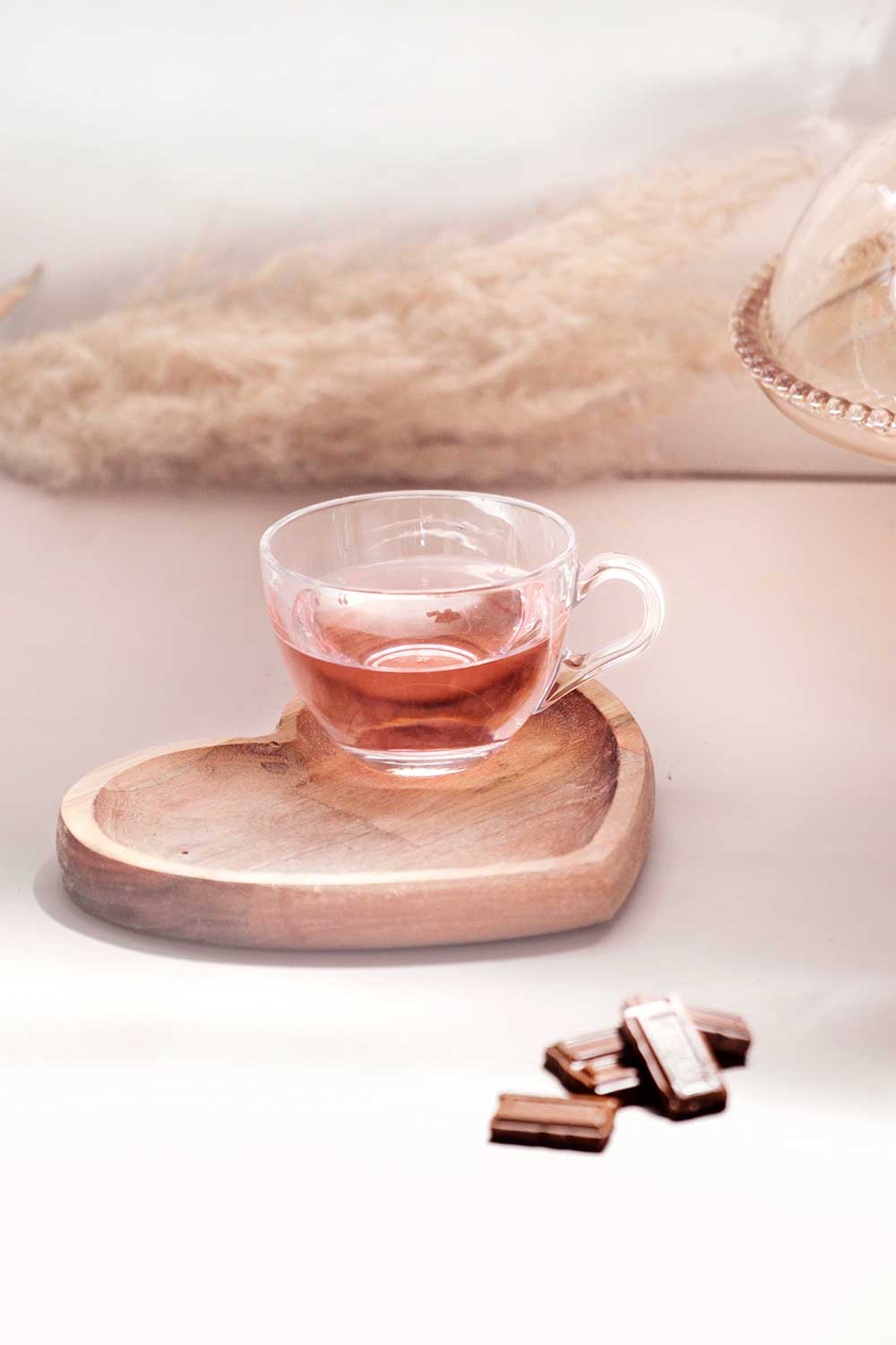 CJ XÍCARA CHÁ C/ PRATO -CORAÇÃO LIPTUS- 190ML