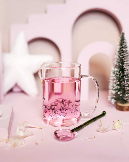 CANECA EM VIDRO - JARDIM- 280ML