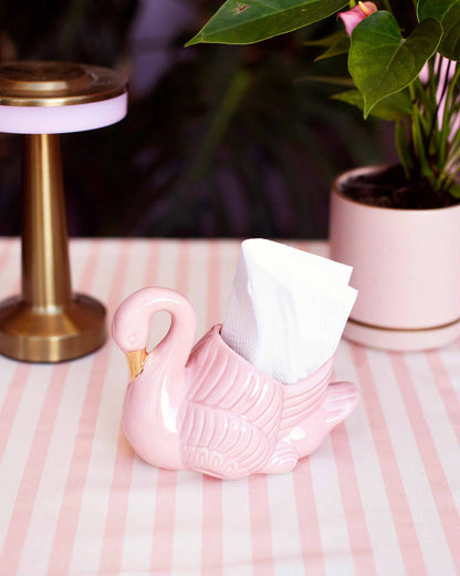 VASO CISNE EM PORCELANA- Odette