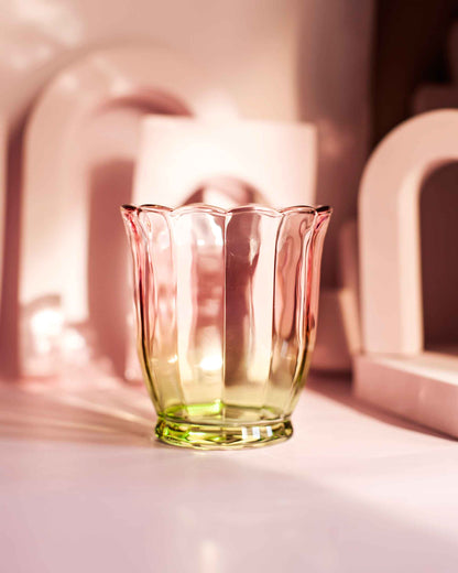 COPO EM VIDRO BLOSSOM - 353 ml
