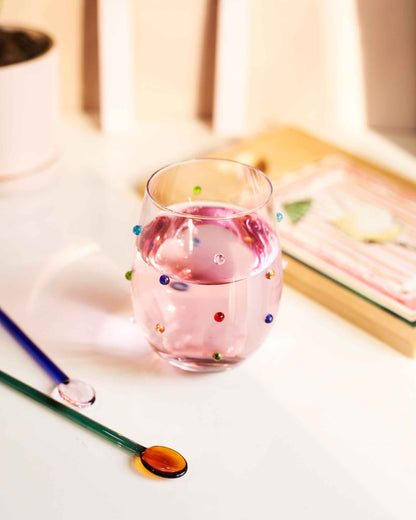 COPO EM VIDRO CONFETTI - 520ML