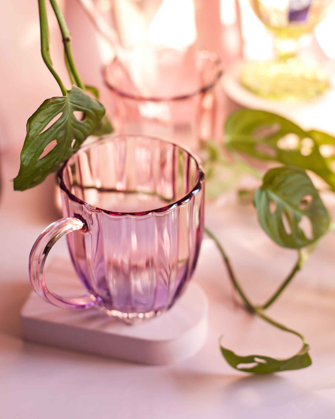 CANECA BLOSSOM- LILÁS- 280ML