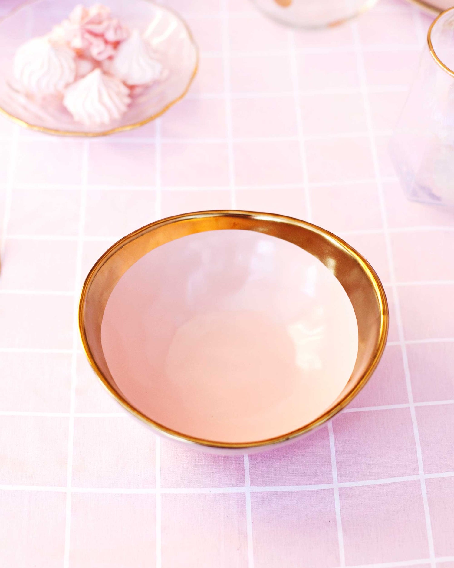 BOWL PASTEL COLOR M- SOFT PINK