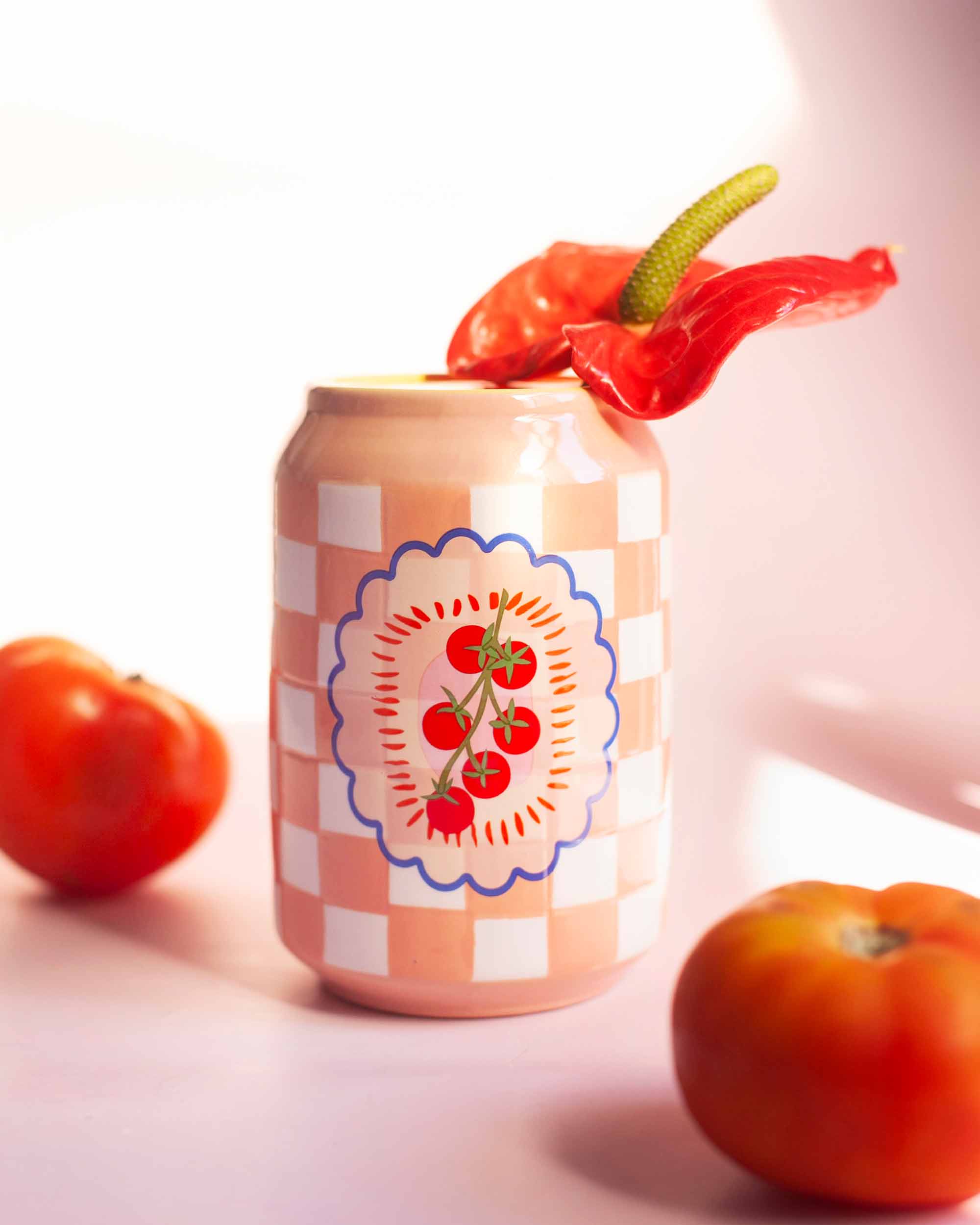 VASO EM CERÂMICA-  TOMATO