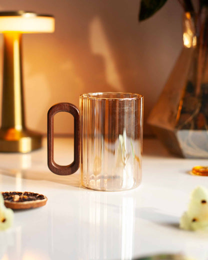 CANECA ÂMBAR BAMB- 350 ML